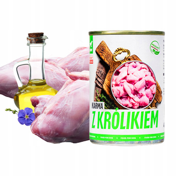 Karma mokra dla psa TUF TUF Królik 400g