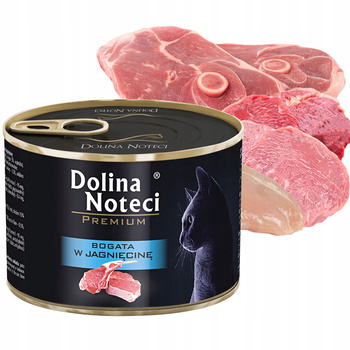 DOLINA NOTECI Premium Karma mokra dla kota Jagnięcina 185g