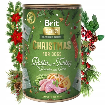 BRIT CHRISTMAS Mono Protein Królik mokra karma dla psa 400g