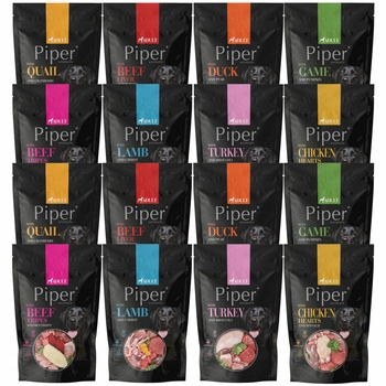 PIPER Mokra karma dla psa Dolina Noteci Mix Smaków 16 x 500g pełnoporcjowa