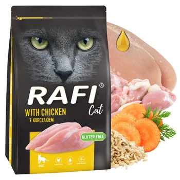 RAFI CAT Karma sucha dla kota Kurczak 7 KG