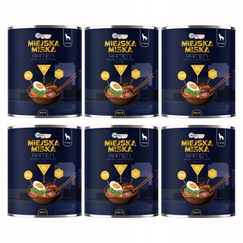 Gaczoo Miejska Miska bezzbożowa karma mokra dla psa Ramen 6 x 800g