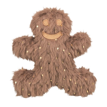 TRIXIE Xmas Zabawka dla kota Pluszowy Ludzik z piernika 10,5 cm