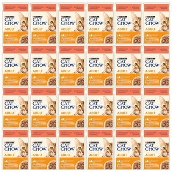 Purina Cat Chow mokra karma dla kota galaretka Wołowina z Bakłażanem 24 x 85g